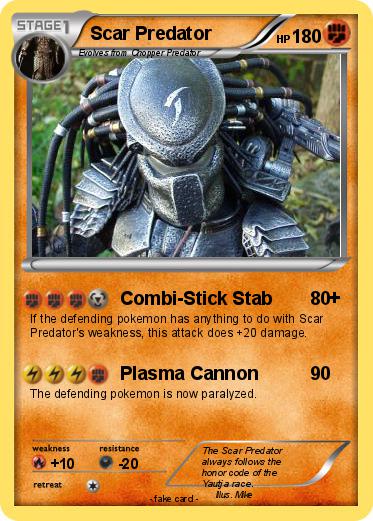 Pokemon Scar Predator