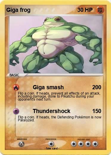 Pokemon Giga frog