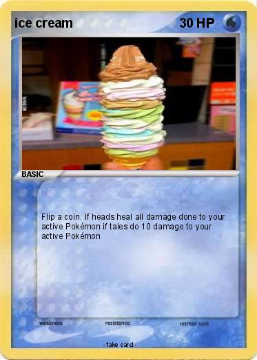 Pokemon ice cream