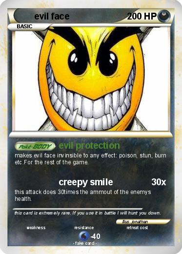 Pokemon evil face
