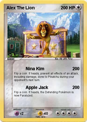 Pokemon Alex The Lion