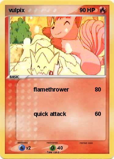 Pokemon vulpix