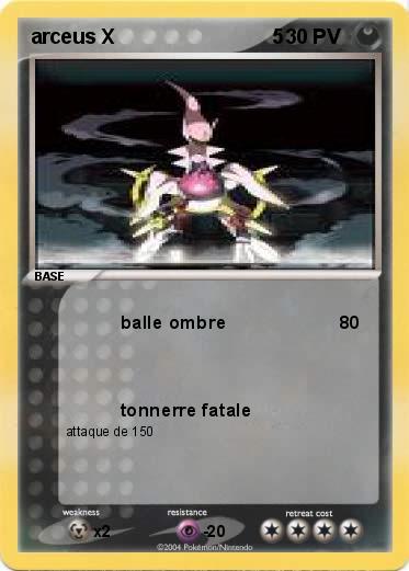 Pokemon arceus X                            5