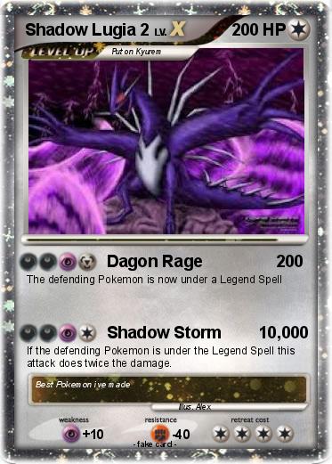 Pokemon Shadow Lugia 2