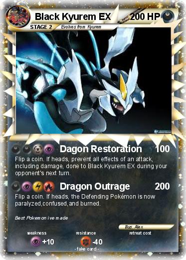 Pokemon Black Kyurem EX