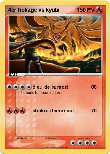 Pokemon 4er hokage vs kyubi                                                               