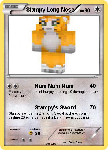 Pokemon Stampy Long Nose