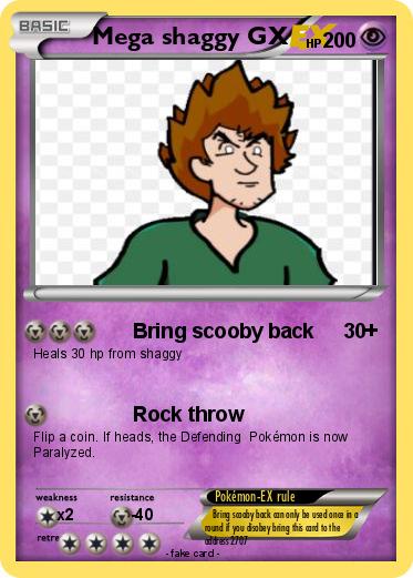 Pokemon Mega shaggy GX