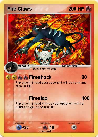 Pokemon Fire Claws