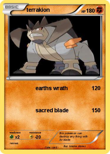 Pokemon terrakion