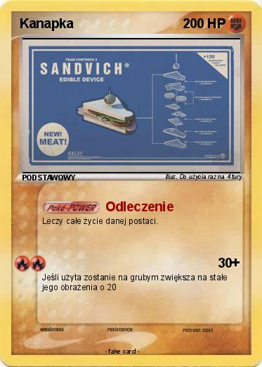Pokemon Kanapka
