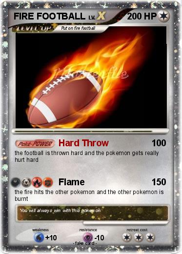Pokemon FIRE FOOTBALL