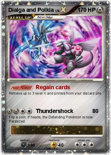 Pokemon Dialga and Polkia