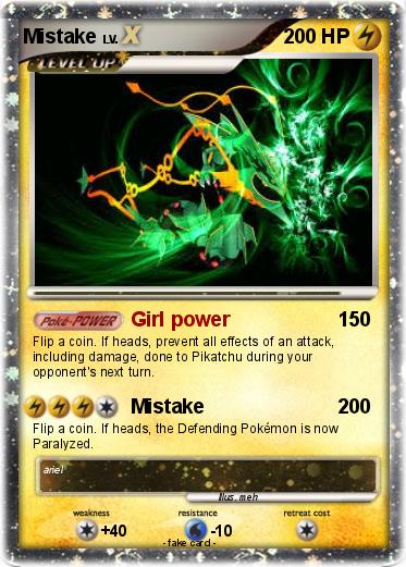 Pokemon Mistake