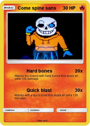 Pokemon Come spine sans