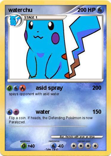 Pokemon waterchu
