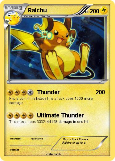 Pokemon Raichu