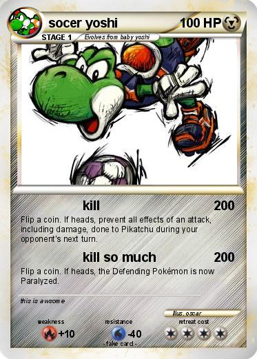 Pokemon socer yoshi