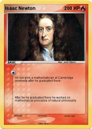Pokemon Isaac Newton