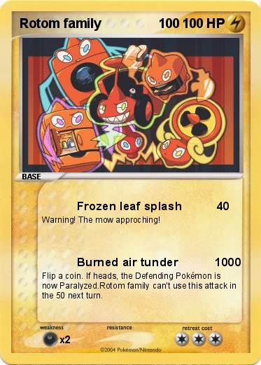 Pokemon Rotom family                100