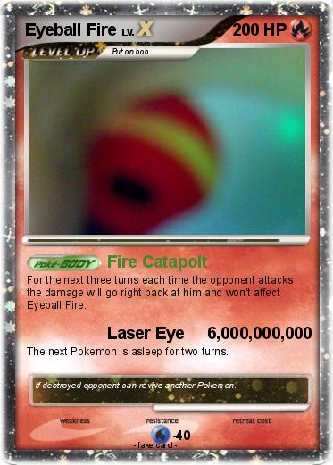 Pokemon Eyeball Fire