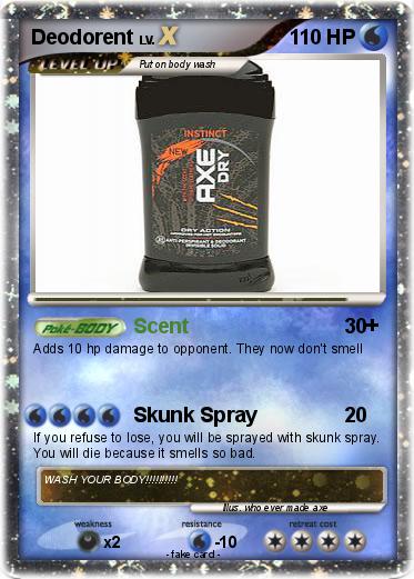Pokemon Deodorent
