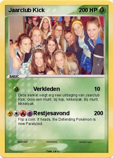 Pokemon Jaarclub Kick