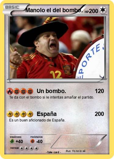 Pokemon Manolo el del bombo.