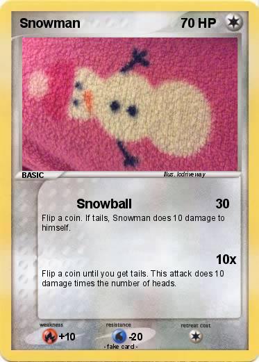 Pokemon Snowman