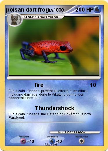 Pokemon poisan dart frog