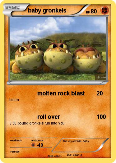 Pokemon baby gronkels