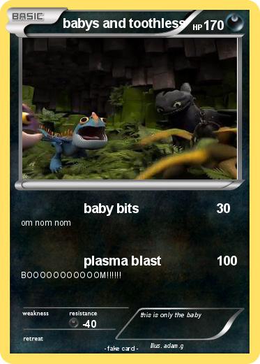 Pokemon babys and toothless