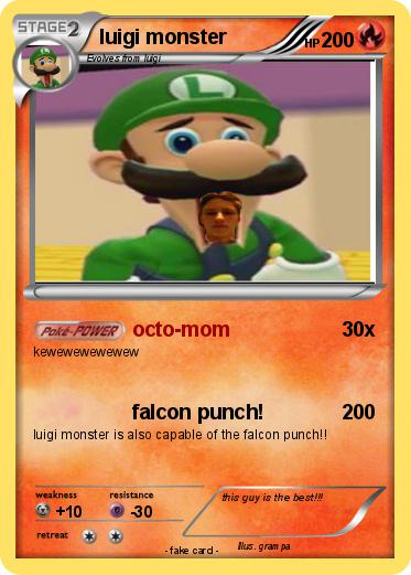Pokemon luigi monster