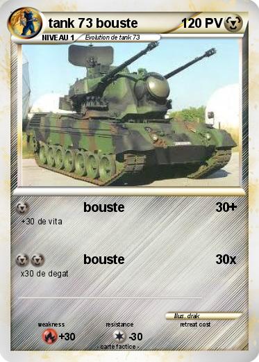 Pokemon tank 73 bouste