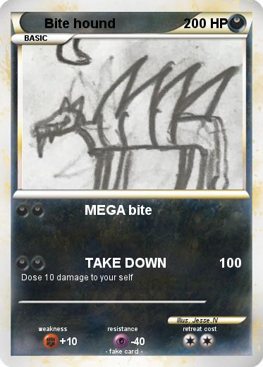 Pokemon Bite hound