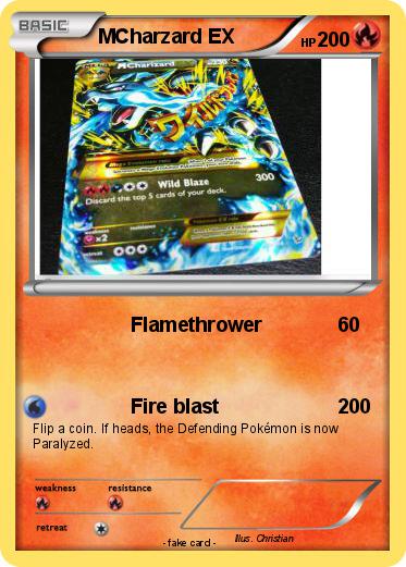 Pokemon MCharzard EX