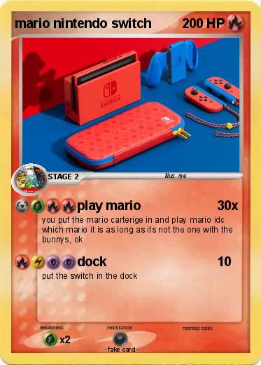 Pokemon mario nintendo switch