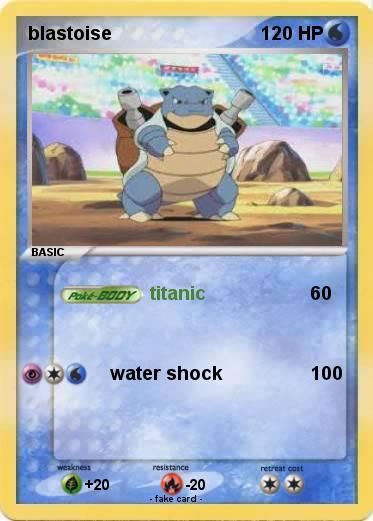 Pokemon blastoise