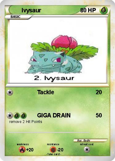Pokemon Ivysaur