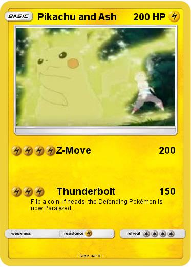 Pokemon Pikachu and Ash