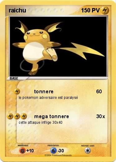 Pokemon raichu