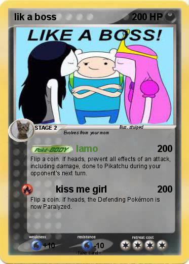 Pokemon lik a boss
