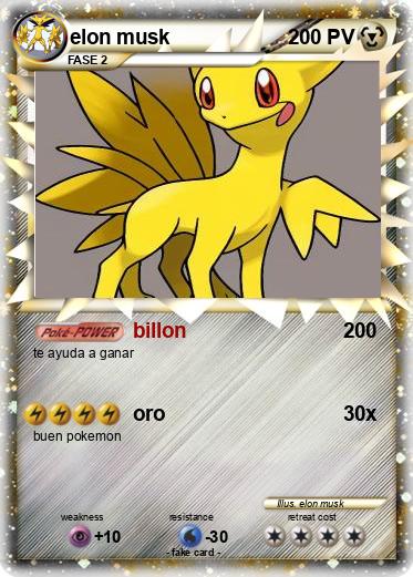 Pokemon elon musk