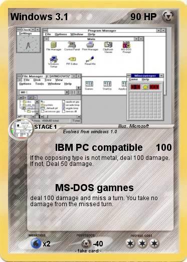 Pokemon Windows 3.1
