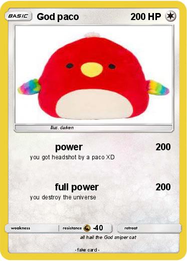 Pokemon God paco