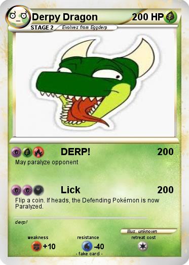 Pokemon Derpy Dragon