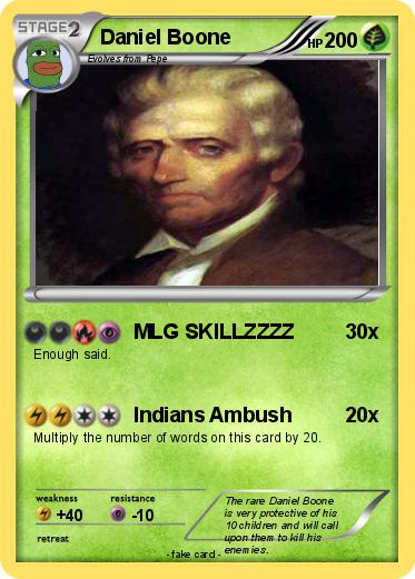 Pokemon Daniel Boone