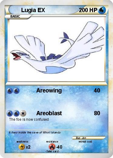 Pokemon Lugia EX