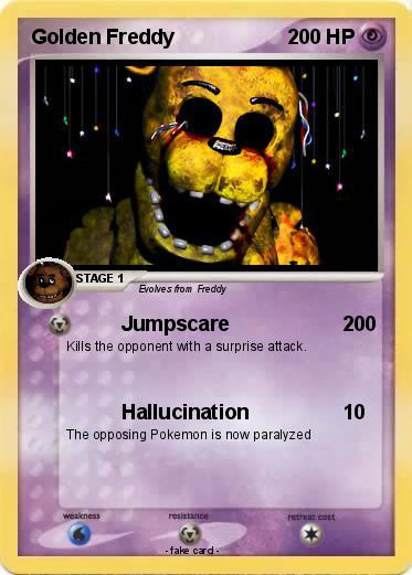 Pokemon Golden Freddy