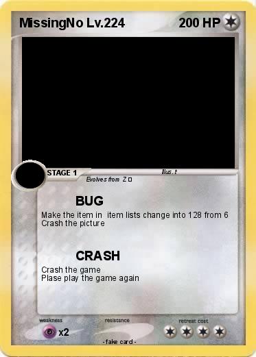 Pokemon MissingNo Lv.224